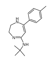 tert-butyl-(7-p-tolyl-2,3-dihydro-1H-[1,4]diazepin-5-yl)-amine Structure