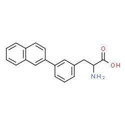 DL-2-AMINO-3-(3-NAPHTHALEN-2-YL-PHENYL)-PROPIONIC ACID structure