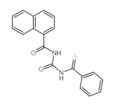 1-Naphthalenecarboxamide,N-[[(phenylthioxomethyl)amino]carbonyl]- structure