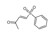 β-(benzenesulphonyl)vinyl methyl ketone结构式