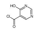 5-Pyrimidinecarbonyl chloride, 1,4-dihydro-4-oxo- (9CI) Structure