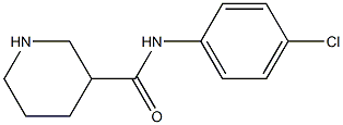 N-(4-chlorophenyl)piperidine-3-carboxamide Structure