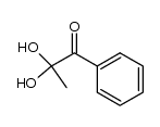 2,2-dihydroxy-1-phenylpropan-1-one Structure