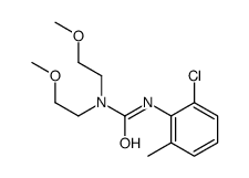 3-(2-chloro-6-methylphenyl)-1,1-bis(2-methoxyethyl)urea Structure