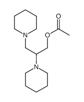 1-acetoxy-2,3-di-piperidin-1-yl-propane结构式