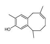 (6Z,10S)-5,8,9,10-Tetrahydro-3,6,10α-trimethylbenzocyclooctene-2-ol Structure