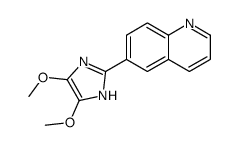 6-(4,5-dimethoxy-1H-imidazol-2-yl)quinoline Structure