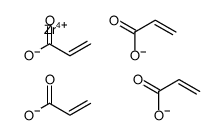 prop-2-enoate,zirconium(4+)结构式