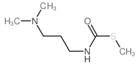 N-(3-dimethylaminopropyl)-1-methylsulfanyl-formamide structure