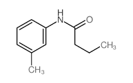 Butanamide,N-(3-methylphenyl)-结构式