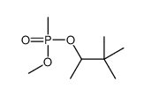 3-[methoxy(methyl)phosphoryl]oxy-2,2-dimethylbutane Structure