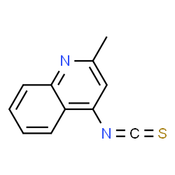 Quinoline, 4-isothiocyanato-2-methyl- (9CI) Structure