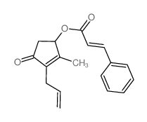 (2-methyl-4-oxo-3-prop-2-enyl-1-cyclopent-2-enyl) (E)-3-phenylprop-2-enoate picture