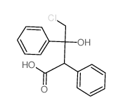 4-chloro-3-hydroxy-2,3-diphenyl-butanoic acid Structure