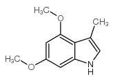 4,6-dimethoxy-3-methyl-1H-indole Structure