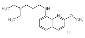 N,N-diethyl-N-(2-methoxyquinolin-8-yl)propane-1,3-diamine结构式