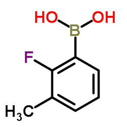 (2-Fluoro-3-methylphenyl)boronic acid structure