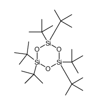 2,2,4,4,6,6-hexatert-butyl-1,3,5,2,4,6-trioxatrisilinane Structure