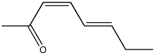 (Z,E)-3,5-octadien-2-one structure