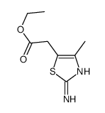 2-(2-氨基-4-甲基噻唑-5-基)乙酸乙酯结构式