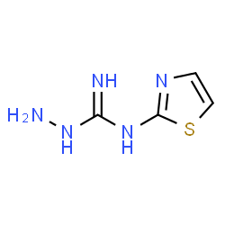 Hydrazinecarboximidamide,N-2-thiazolyl- structure