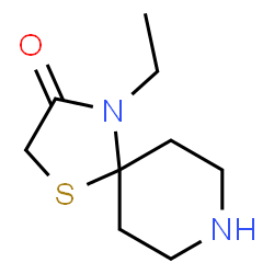 1-Thia-4,8-diazaspiro[4.5]decan-3-one,4-ethyl-(8CI) Structure