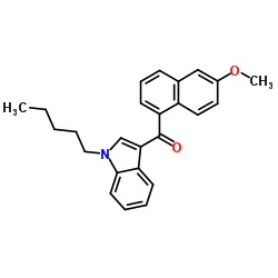 JWH 081 6-methoxynaphthyl isomer结构式