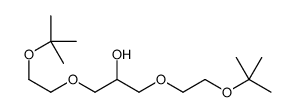 1,3-bis[2-[(2-methylpropan-2-yl)oxy]ethoxy]propan-2-ol Structure