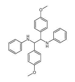 1,2-bis(4-methoxyphenyl)-N,N'-diphenylethane-1,2-diamine Structure