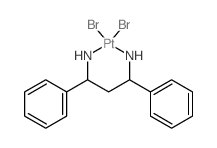 Platinum, dibromo(1,3-diphenyl-1,3-propanediamine-N,N')-, [SP-4-2-[S-(R*,R*)]]-结构式