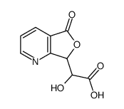 hydroxy-(5-oxo-5,7-dihydro-furo[3,4-b]pyridin-7-yl)-acetic acid结构式