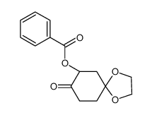 (2-BENZOYLOXY)-1,4-CYCLOHEXANEDIONE (MONO)ETHYLENE KETAL Structure