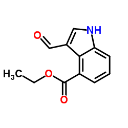 Ethyl 3-formyl-1H-indole-4-carboxylate picture