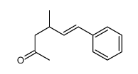 4-methyl-6-phenylhex-5-en-2-one Structure