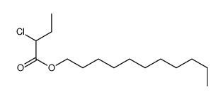 undecyl 2-chlorobutanoate结构式