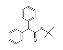 S-tert-butyl diphenylthioacetate Structure