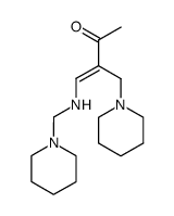 E-4-Piperidinomethylamino-3-piperidinomethyl-3-buten-2-on Structure