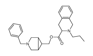 (3-Benzyl-3-azabicyclo[3.1.0]hex-6-yl)methyl 2-propyl-1,2,3,4-tetrahydroisoquinoline-3-carboxylate结构式