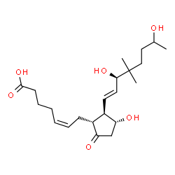 19-hydroxy-16,16-dimethylprostaglandin E2 structure