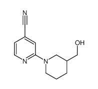 2-(3-(Hydroxymethyl)piperidin-1-yl)isonicotinonitrile picture