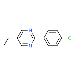 Pyrimidine, 2-(4-chlorophenyl)-5-ethyl- (9CI)结构式