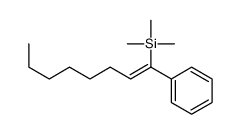 trimethyl(1-phenyloct-1-enyl)silane结构式