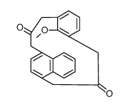 9-methoxy(1,4)naphthaleno[3.3]metacyclophane-2,11-dione Structure