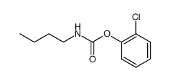 o-chlorophenyl N-butylcarbamate结构式