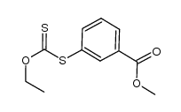 methyl 3-((ethoxycarbonothioyl)thio)benzoate结构式