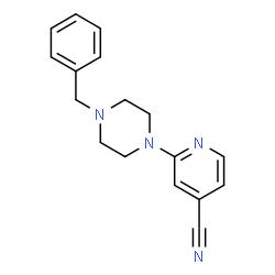 2-(4-benzylpiperazin-1-yl)isonicotinonitrile picture