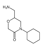 6-(aminomethyl)-4-cyclohexylmorpholin-3-one Structure