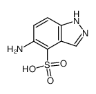 5-amino-1(2)H-indazole-4-sulfonic acid Structure