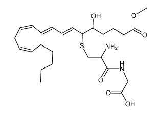 LEUKOTRIENE D4 METHYL ESTER structure