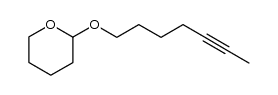 7-(2-Tetrahydropyranyloxy)-2-heptyne Structure